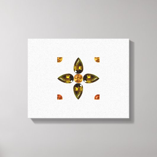 Oranje Canvas Afdruk (Voorkant)