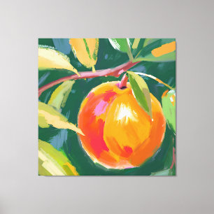Oranje Canvas Afdruk