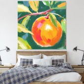 Oranje Canvas Afdruk (Insitu (Slaapkamer))