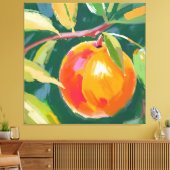 Oranje Canvas Afdruk (Insitu (Woonkamer))