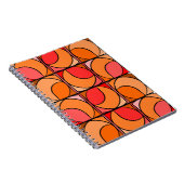 Oranje carnet 70' notitieboek (Rechterzijde)