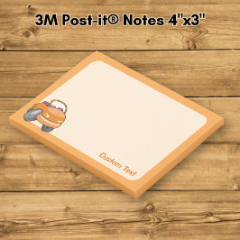 Oranje Cartoon Auto Post-it® Notes