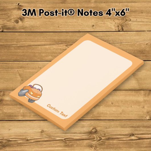 Oranje Cartoon Auto Post-it® Notes