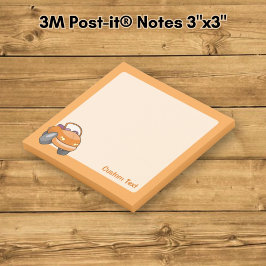 Oranje Cartoon Auto Post-it® Notes