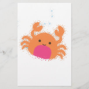 Oranje Cartoon krab