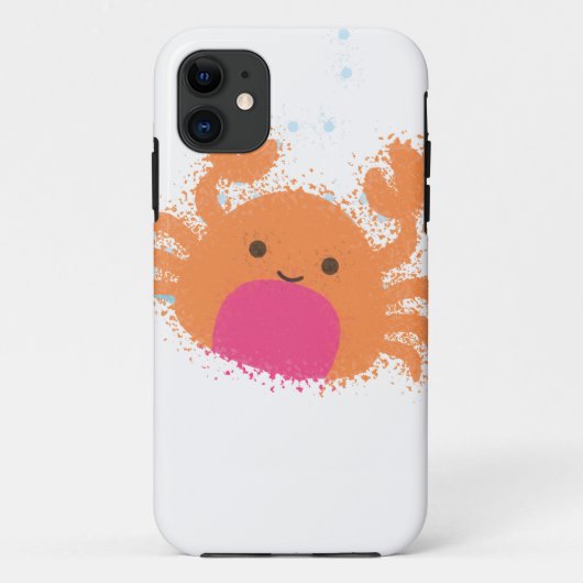 Oranje Cartoon krab Case-Mate iPhone Case (Achterkant)