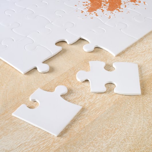 Oranje Cartoon krab Legpuzzel (Zijkant)