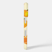 Oranje Cartoon pompoenpatroon en aangepaste naam Case-Mate iPhone Case (Achterkant / Rechts)