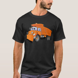 Oranje Cartoon van de stortplaats T-shirt
