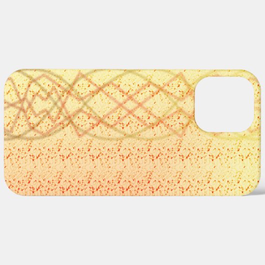 Oranje Case-Mate iPhone Case (Achterkant (horizontaal))