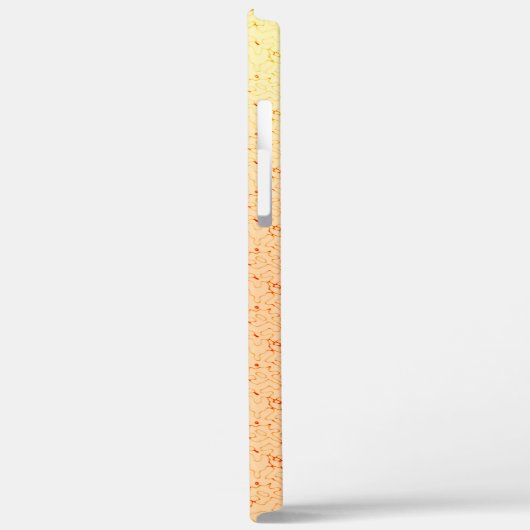 Oranje Case-Mate iPhone Case (Achterkant / Links)