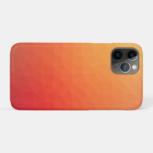 Oranje Case-Mate iPhone Case (Achterkant (horizontaal))
