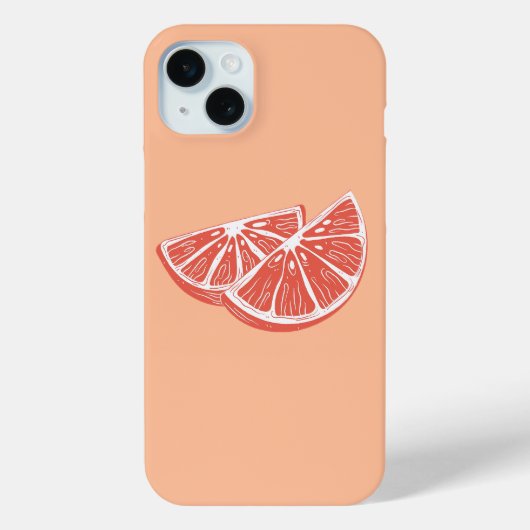 Oranje Case-Mate iPhone Case (Achterkant)