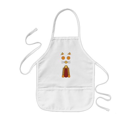 ORANJE CAT KINDER SCHORT (Voorkant)