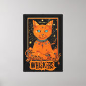 Oranje Cat Tarot Magic | Cosmic Art Print (Voorkant)