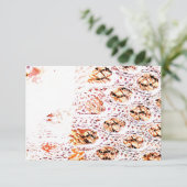 Oranje celafdruk (Staand voorkant)