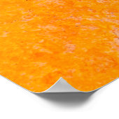 Oranje cementoppervlak, abstracte ondergrond poster (Hoek)