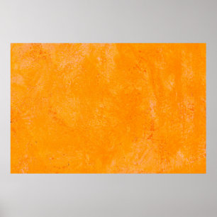 Oranje cementoppervlak, abstracte ondergrond poster