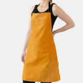 Oranje cementoppervlak, abstracte ondergrond schort (Insitu)