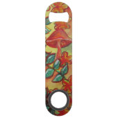 oranje champignonflesopener speed flessenopener (Achterkant)