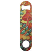 oranje champignonflesopener speed flessenopener (Voorkant)