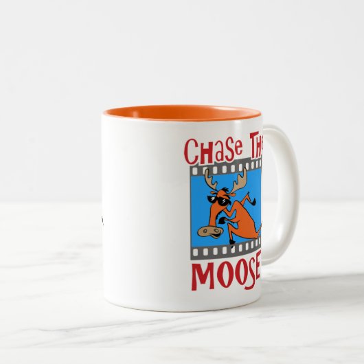 Oranje Chase de Moose Mok (Voorkant rechts)