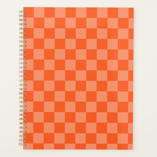 Oranje Check Planner (Voorkant)