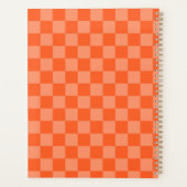 Oranje Check Planner (Achterkant)
