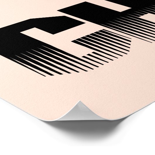 Oranje Cheerlead T-shirts en cadeautjes Poster (Hoek)