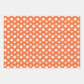 Oranje Cheerleader Pom Pom Pattern Inpakpapier Vel (Voorkant)
