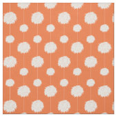 Oranje Cheerleader Pom Pom Pattern Stof (Swatch)