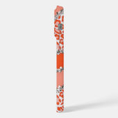 Oranje Cheetah Print iPhone Hoesje (Linkerkant)