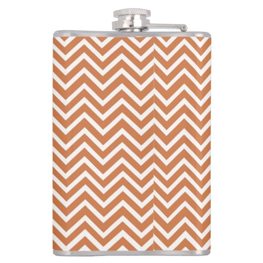 Oranje Chevron maatkolf Heupfles (Achterkant)