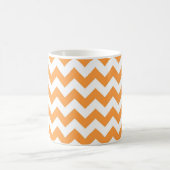 Oranje Chevron Pattern Koffiemok (Center)