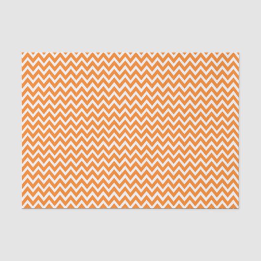 Oranje Chevron Tissuepapier (Voorkant)