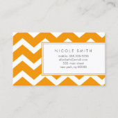 Oranje Chevrons Bellen Kaarten (Voorkant)