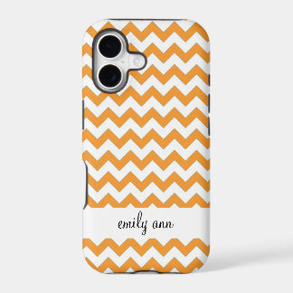Oranje Chevrons ZigZag iPhone 5 Hoesje