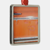Oranje Chevy Truck-deur Metalen Ornament (Rechts)