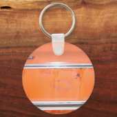 Oranje Chevy Truck-deur Sleutelhanger (Voorkant)