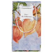 Oranje Chinese lantaarnbloemen Klein Cadeauzakje (Voorkant)