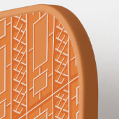 Oranje Chinoisserie Gepersonaliseerde Pickleball P Pickleball Paddle (Links Detail)