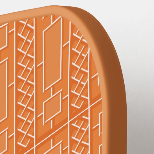 Oranje Chinoisserie Gepersonaliseerde Pickleball P Pickleball Paddle (Links Detail)