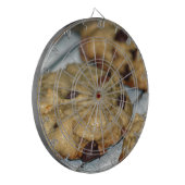 Oranje chocolade Chip Cookies Dartbord (Voorkant Links)