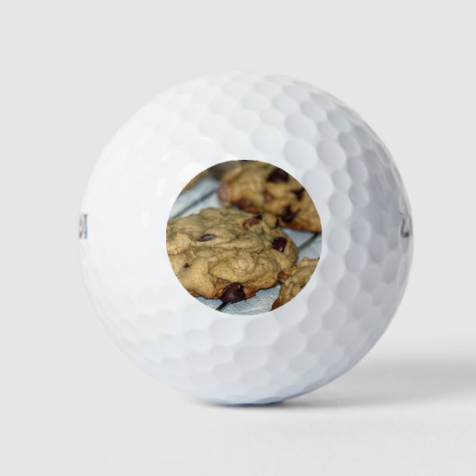 Oranje chocolade Chip Cookies Golfballen (Voorkant)