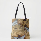 Oranje chocolade Chip Cookies Tote Bag (Voorkant)