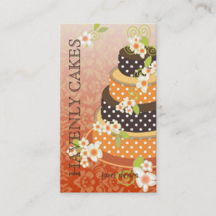 Oranje + Chocolade Trouwtaart/Bakkerij/pâtisserie Visitekaartje