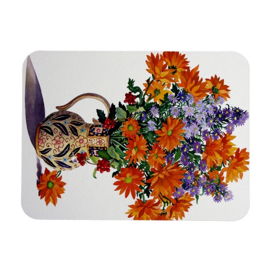 Oranje Chrysanthema Magneet (Horizontaal)