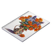 Oranje Chrysanthema Notitieboek (Linkerzijde)