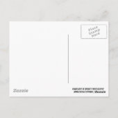 Oranje Chrysanthemum Happy Birthday Briefkaart (Achterkant)