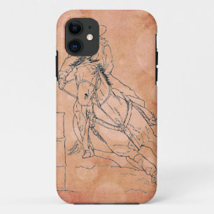 Oranje cirkels Barrel Racer II ~ iPhone 5/5S Hoesj 11 Hoesje